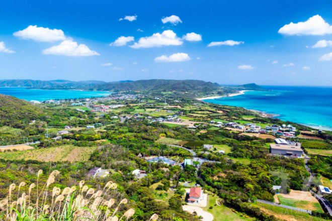 ２つの海が見える丘