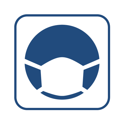 コロナ感染症対策ピクトグラム マスク