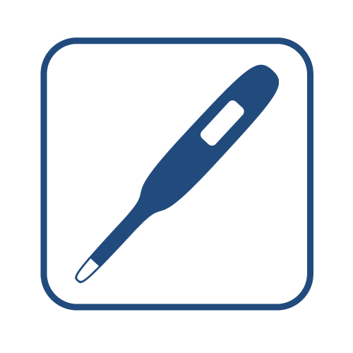 コロナ感染症対策ピクトグラム 体調管理