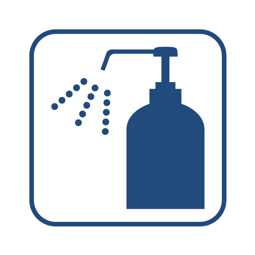 コロナ感染症対策ピクトグラム 消毒
