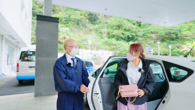 タクシーで巡る奄美大島